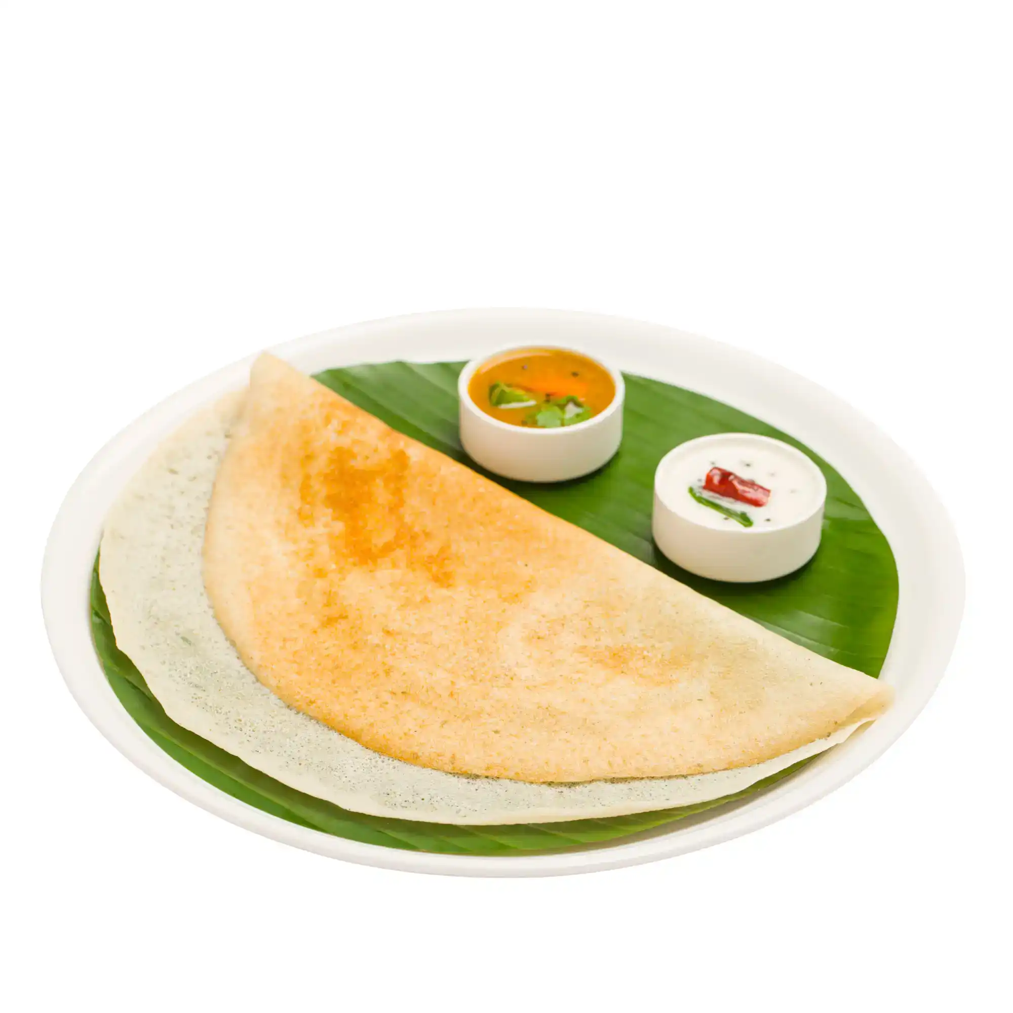 BOGO Ghee Roast Paper Dosa — Savor our golden-crisp dosa, generously roasted in fragrant, nutty ghee at Athidi Indian, Saugus